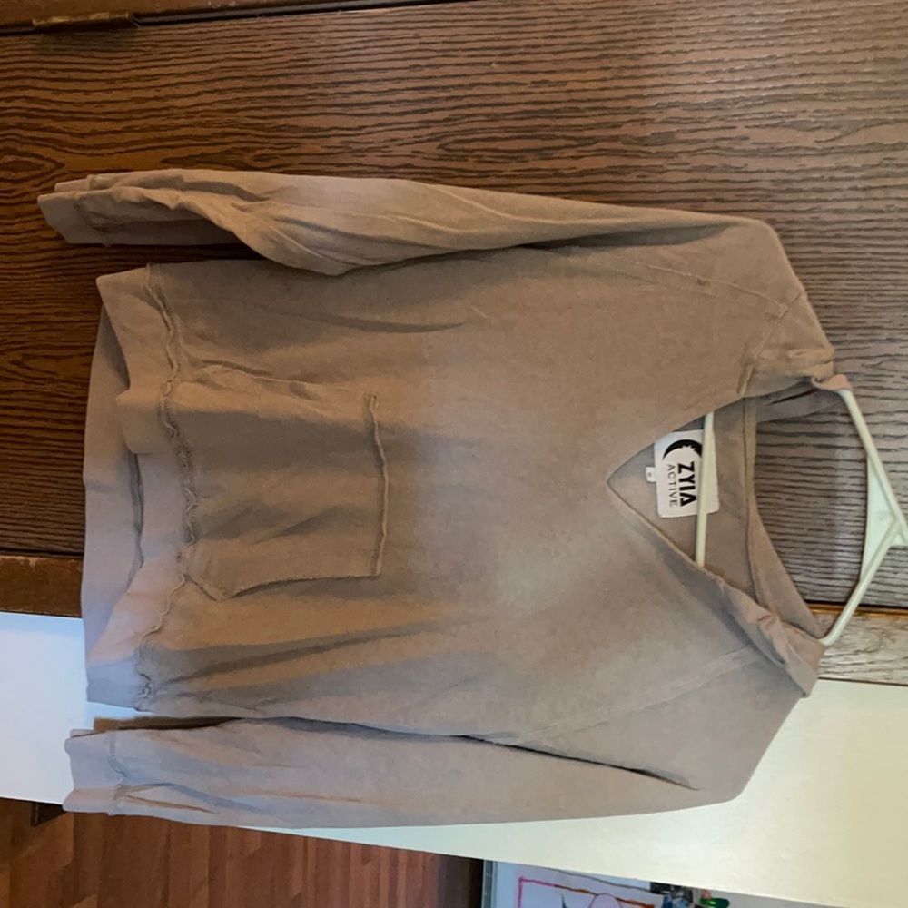 Gray lightweight beach hoodie